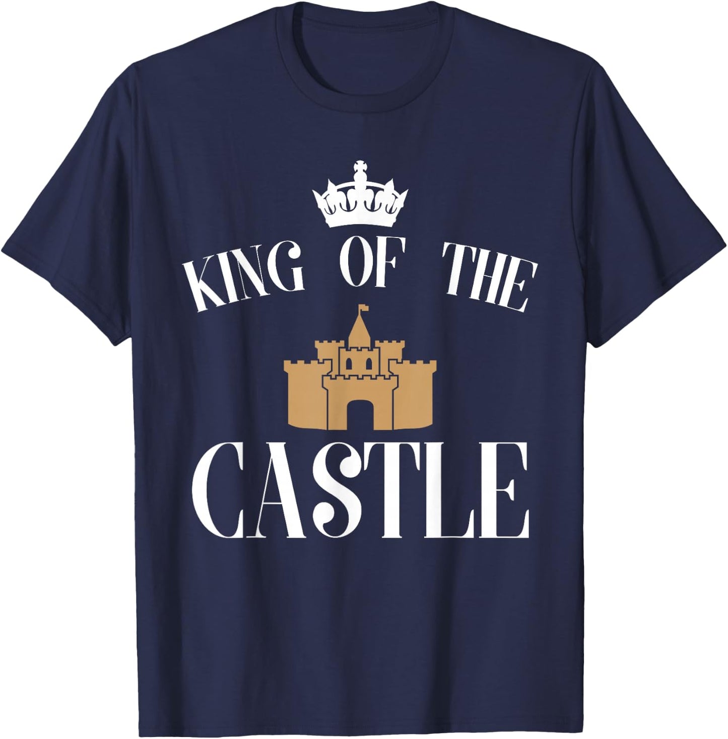 King Of The Castle Sandcastle T-Shirt - T-Shirt | Navy