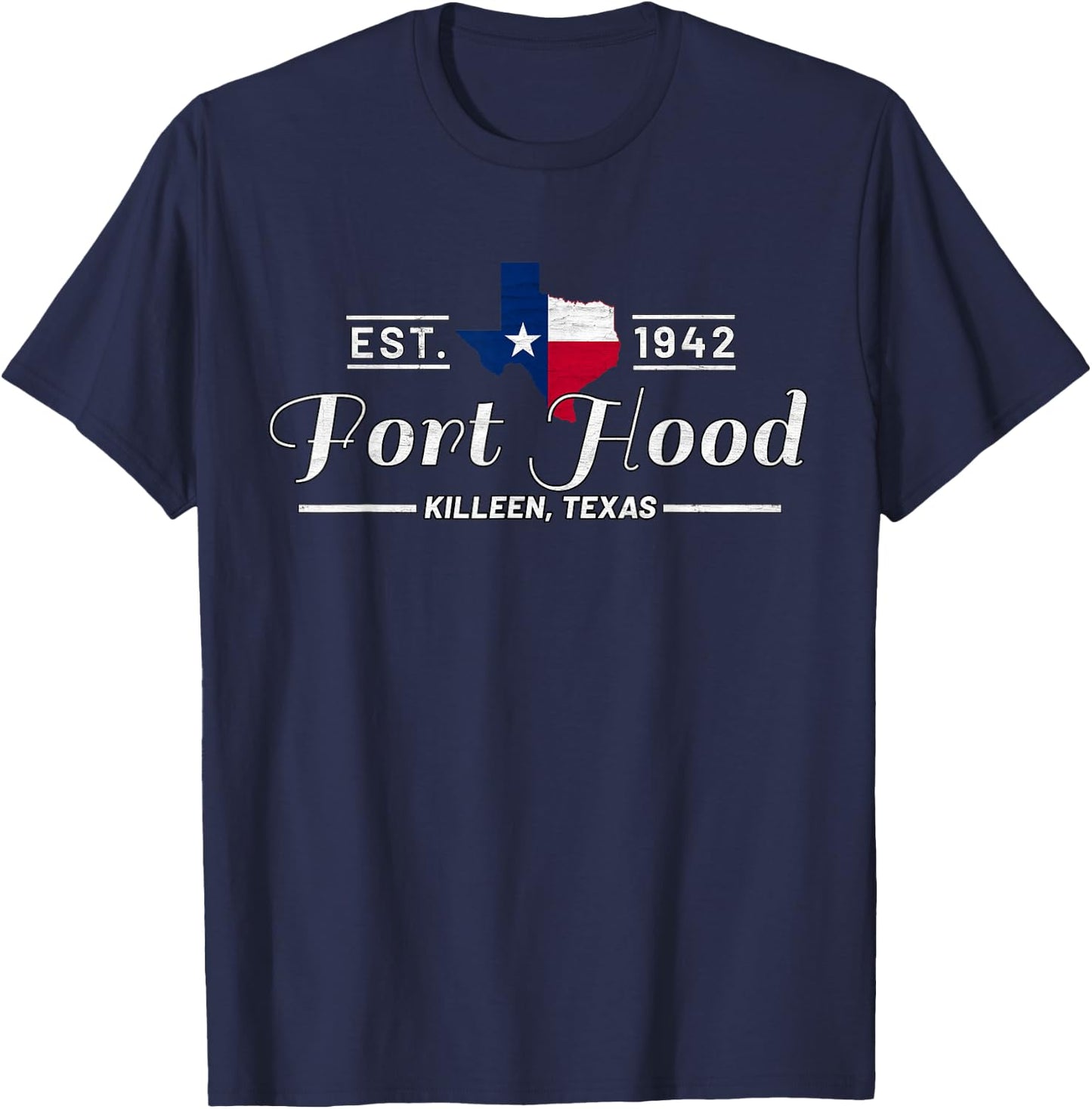 Fort Hood Killeen Texas Great Place Home Of Armored Corps T-Shirt - T-Shirt | Navy