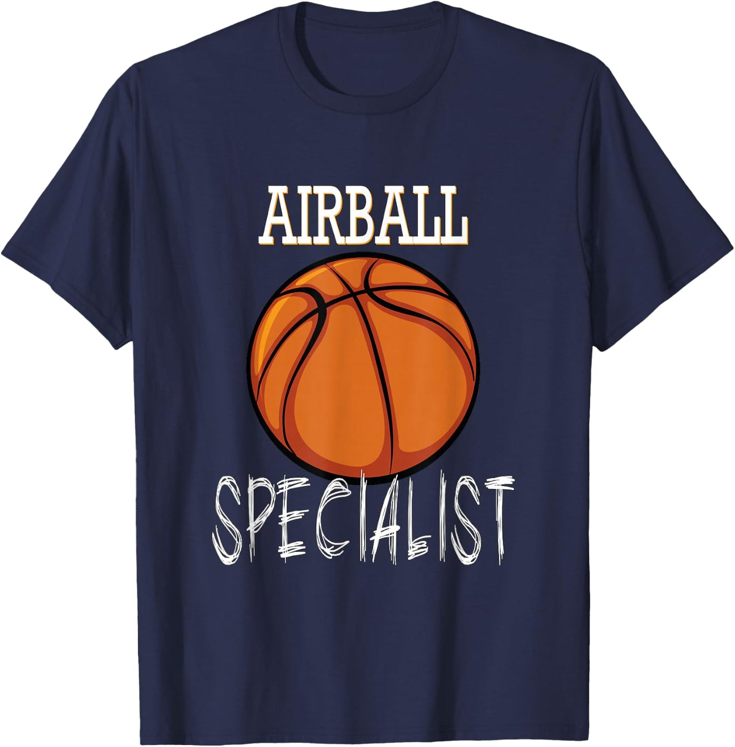 Airball Specialist Basketball T-Shirt - T-Shirt | Navy