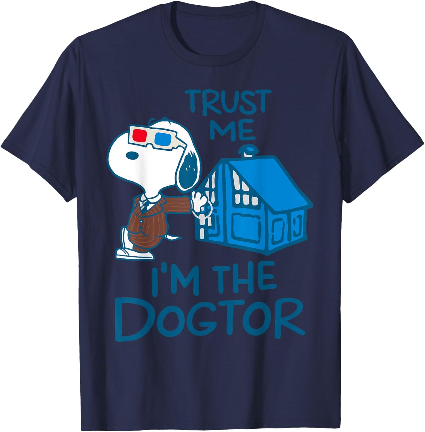 Trust Me I’m A Dogtor Dog Funny Women T-Shirt - T-Shirt | Navy
