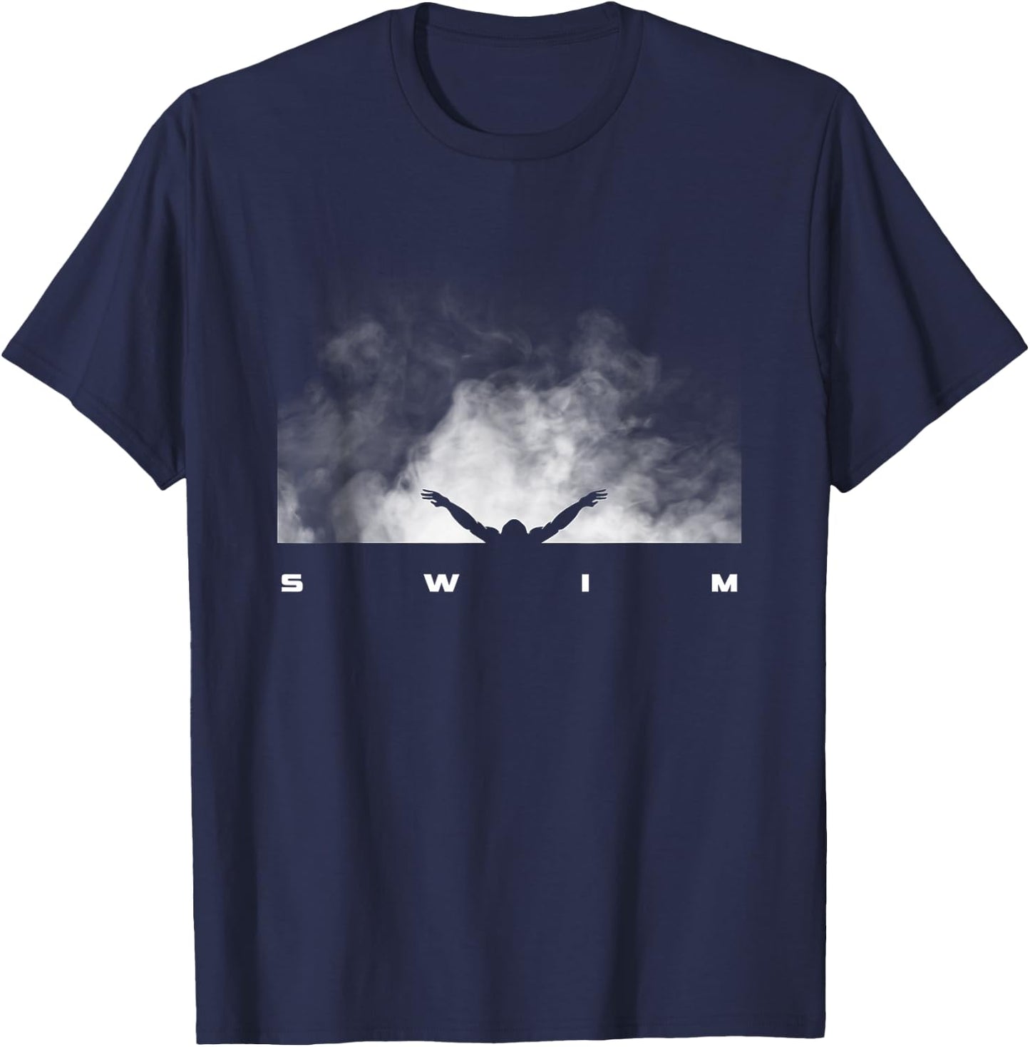 Swim Swimmer Swimming T-Shirt - T-Shirt | Navy