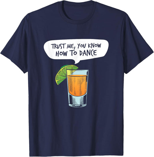 Mis Amigos Funny Salt Lime & Tacos Tequila T-Shirt - T-Shirt | Navy
