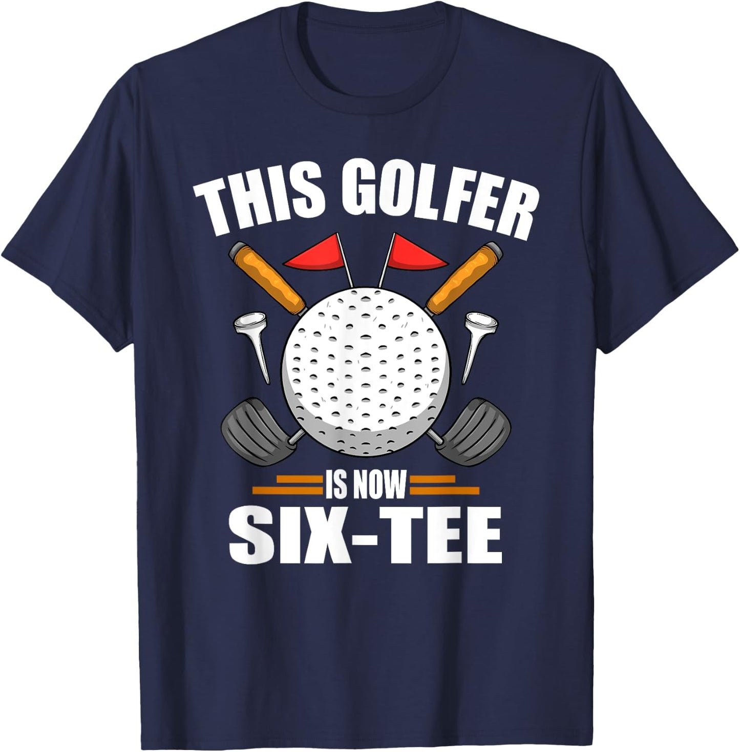 Birthday Golf Shirts 60th Year Old Golfer Golfing T-Shirt - T-Shirt | Navy