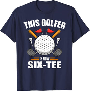 Birthday Golf Shirts 60th Year Old Golfer Golfing T-Shirt - T-Shirt | Navy