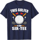 Birthday Golf Shirts 60th Year Old Golfer Golfing T-Shirt - T-Shirt | Navy