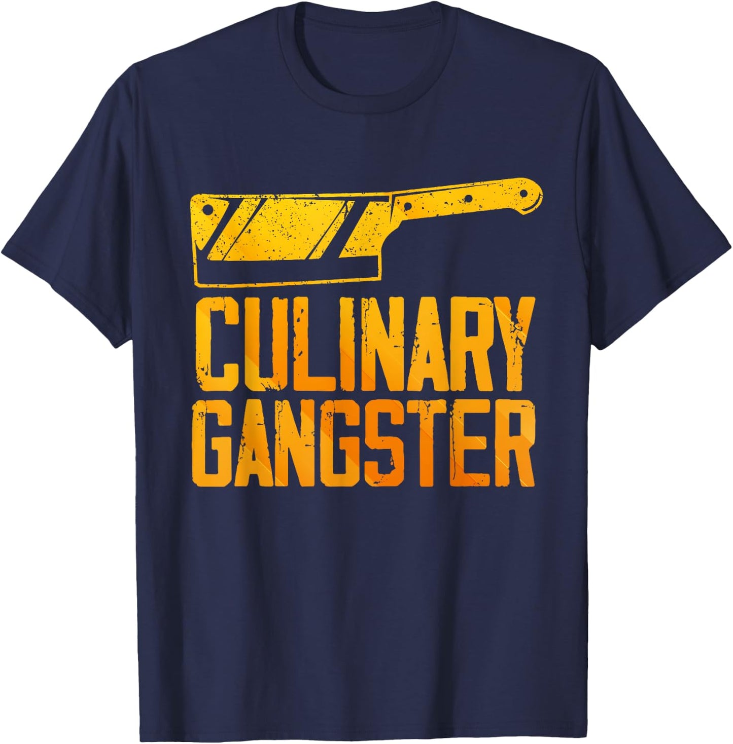 Funny Chef Art Men Women Restaurant Food Cooking Chef T-Shirt - T-Shirt | Navy