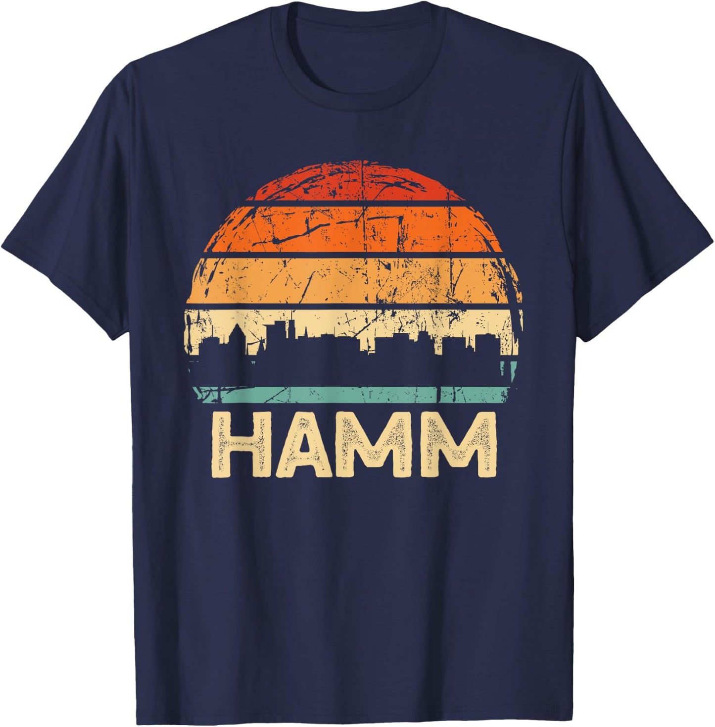 Hamm skyline T-Shirt - T-Shirt | Navy