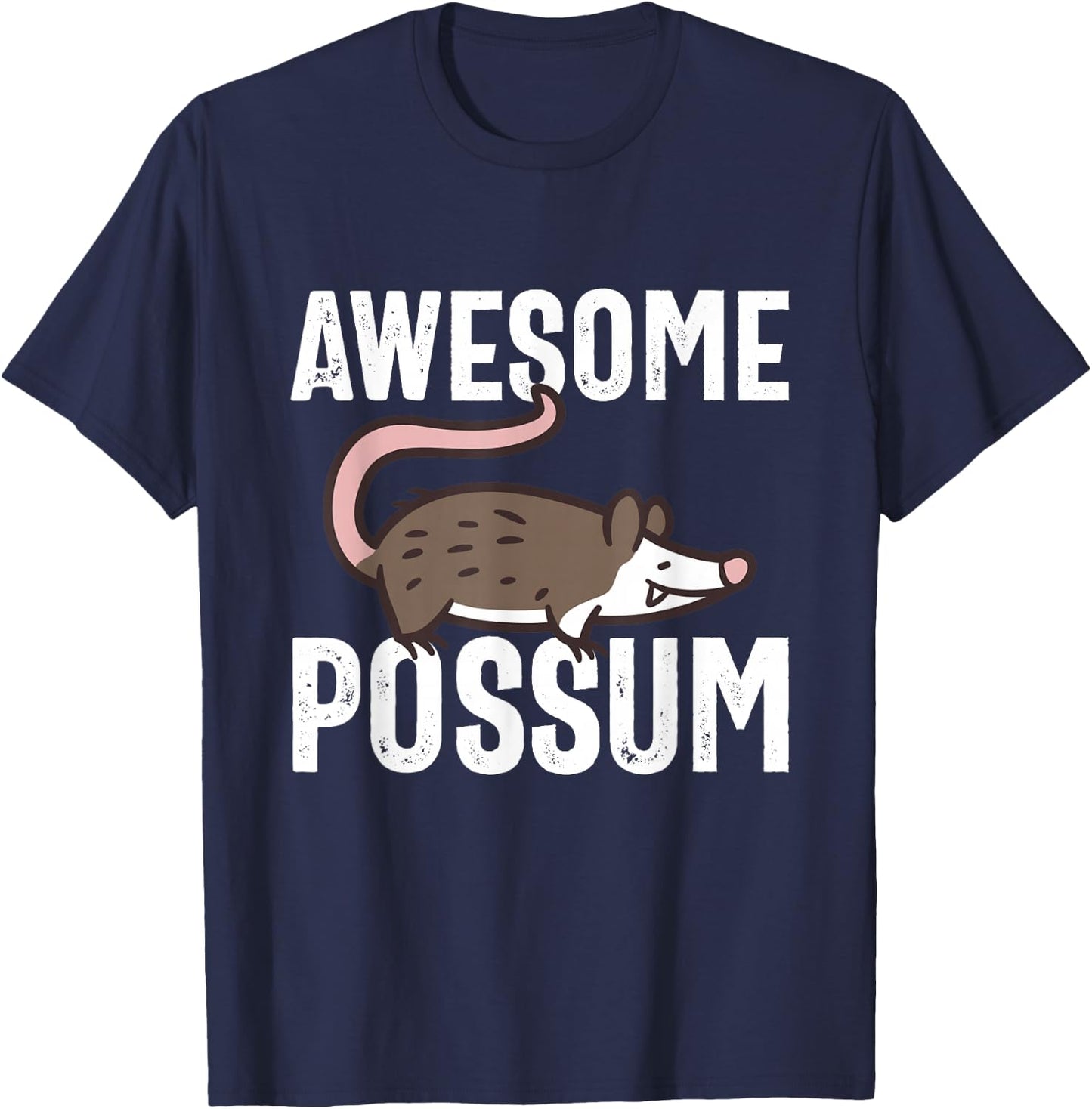 Awesome Possum I Love Possums Lover Awesome Opossum T-Shirt - T-Shirt | Navy