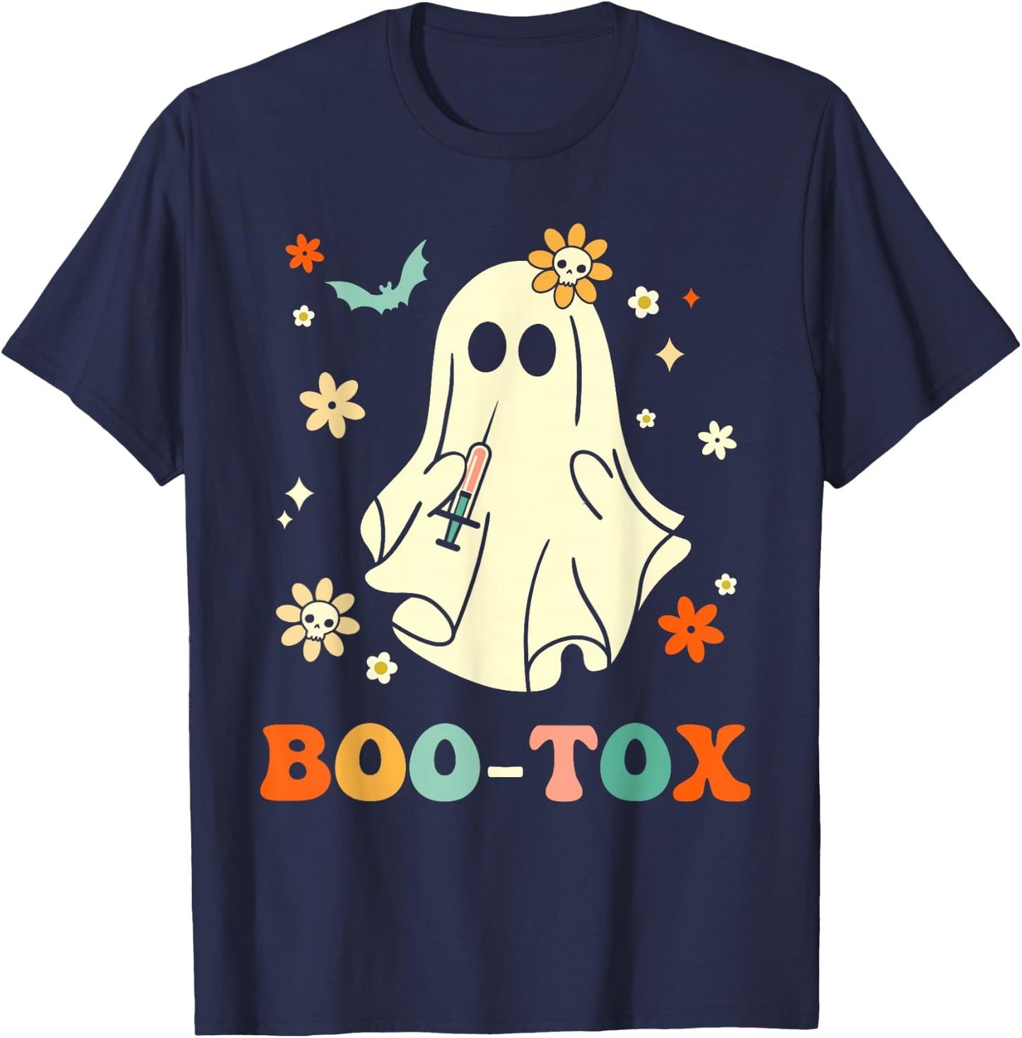 Plastic Surgeon Halloween Costume Botox Halloween Boo-Tox T-Shirt - T-Shirt | Navy