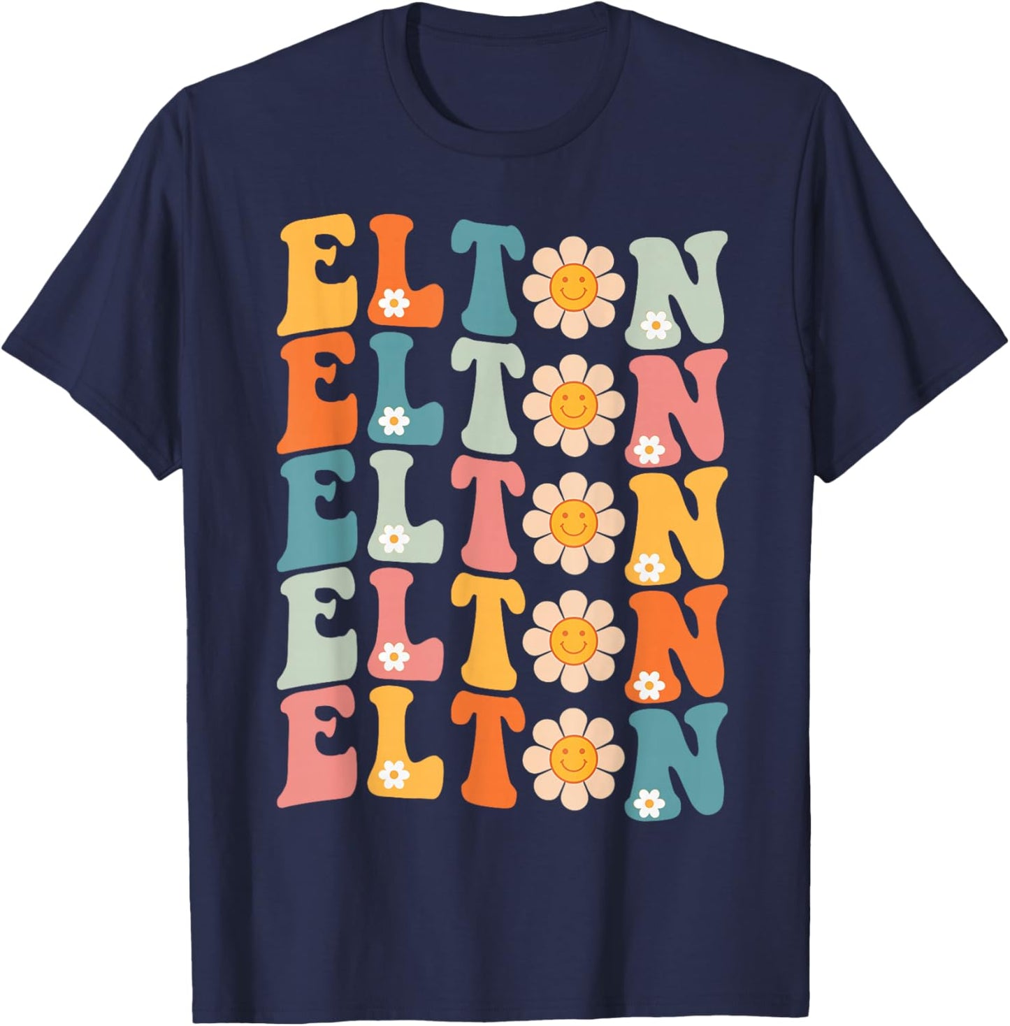 Vintage Elton T-Shirt - T-Shirt | Navy