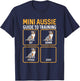 Mini Aussie Guide To Training Miniature Australian Shepherd T-Shirt - T-Shirt | Navy