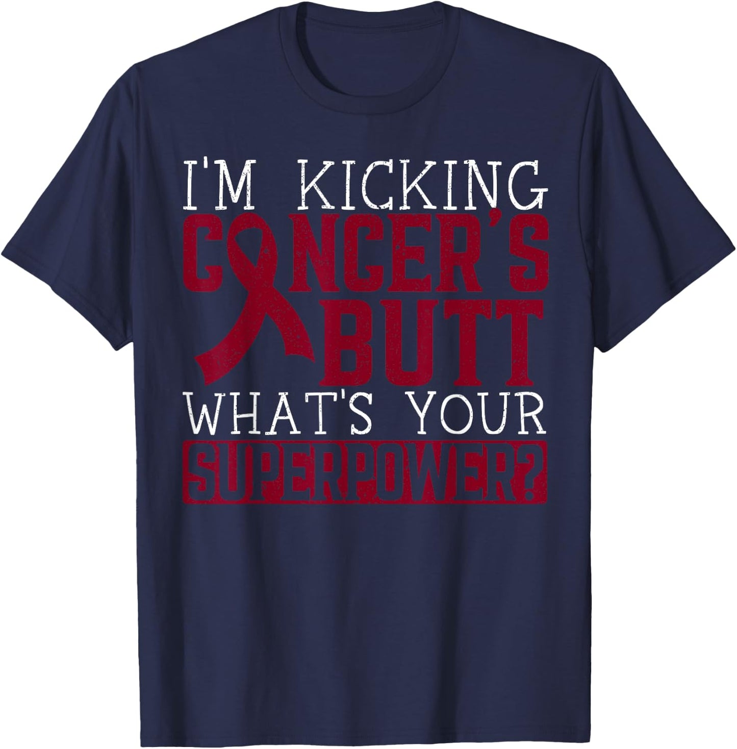 Multiple Myeloma Warrior Myeloma Cancer Awareness T-Shirt - T-Shirt | Navy