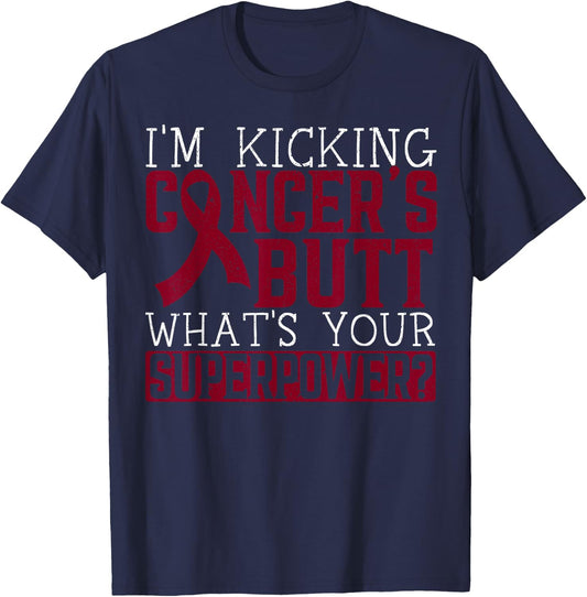 Multiple Myeloma Warrior Myeloma Cancer Awareness T-Shirt - T-Shirt | Navy
