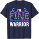 Rheumatoid Arthritis Warrior Autoimmune Disorder T-Shirt - T-Shirt | Navy