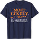 Most Likely To Halloween Be Faboolous Matching T-Shirt - T-Shirt | Navy