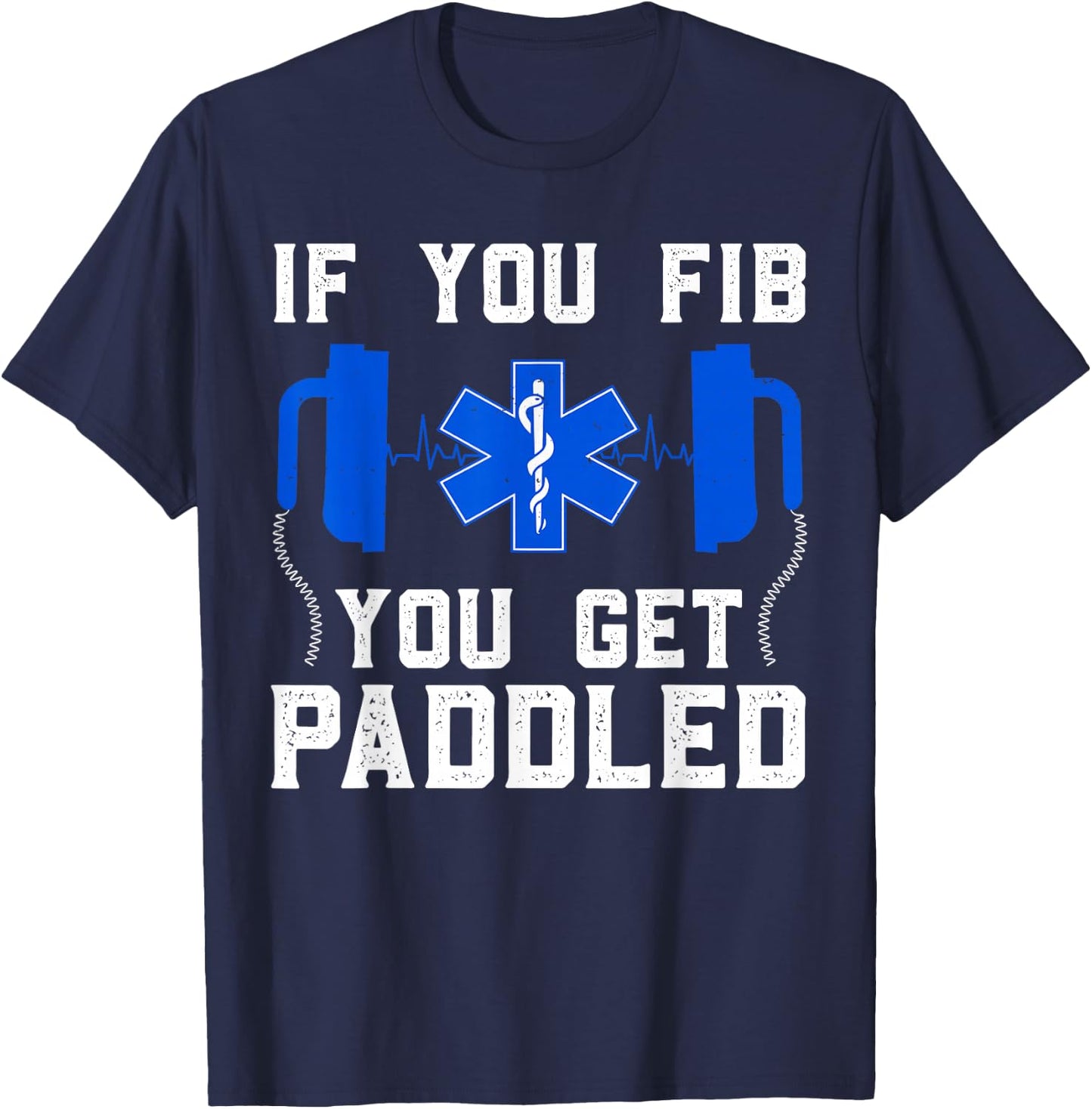 Funny Paramedic Women FIB EMT ER ICU Nurse Medical T-Shirt - T-Shirt | Navy