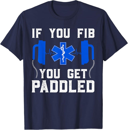Funny Paramedic Women FIB EMT ER ICU Nurse Medical T-Shirt - T-Shirt | Navy