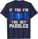 Funny Paramedic Women FIB EMT ER ICU Nurse Medical T-Shirt - T-Shirt | Navy