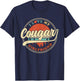 I Love My Cougar Girlfriend Funny Romantic Couples GF T-Shirt - T-Shirt | Navy