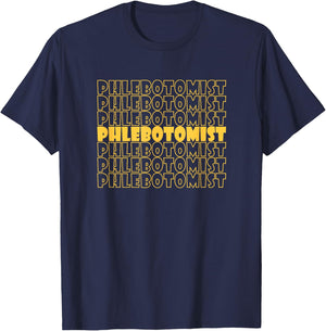 Phlebotomist T-Shirt - T-Shirt | Navy