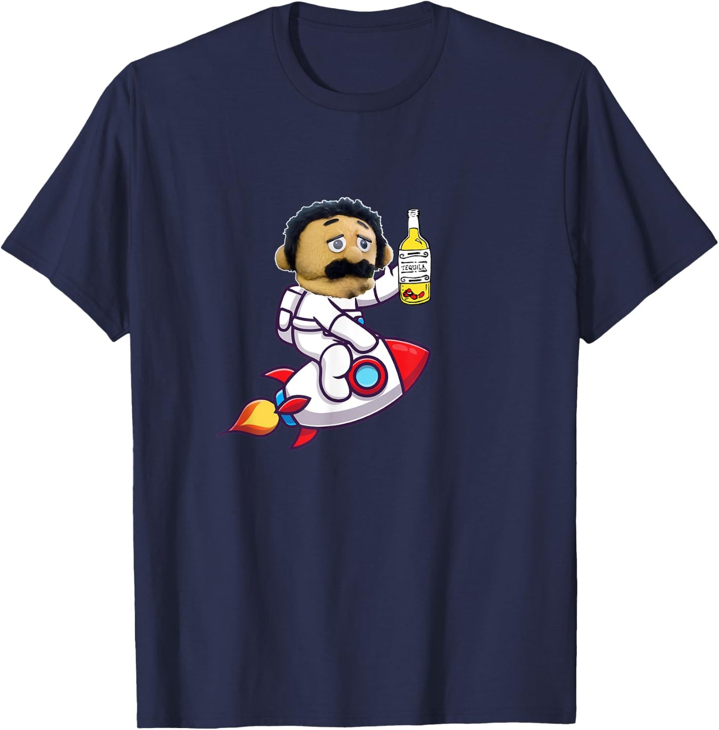 Awkward Puppets Diego Funny T-Shirt - T-Shirt | Navy