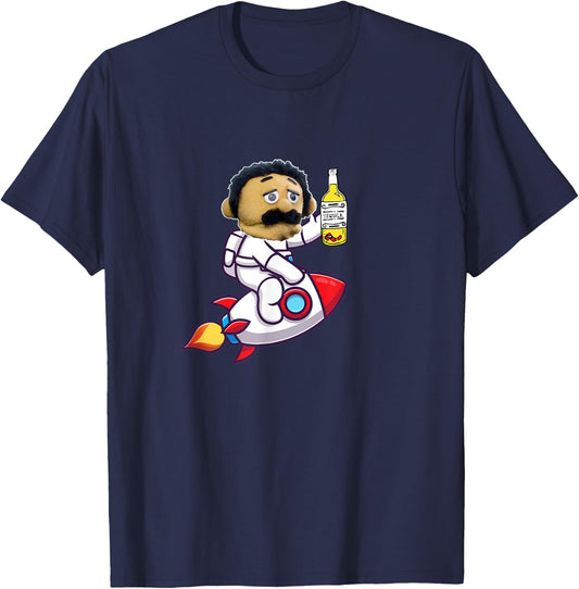 Awkward Puppets Diego Funny T-Shirt - T-Shirt | Navy