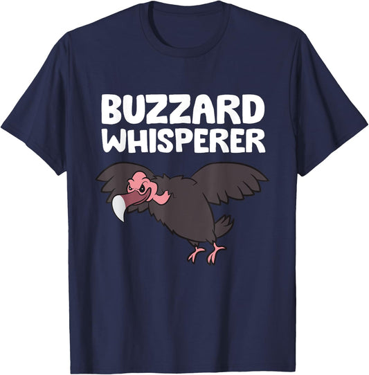 Buzzard Whisperer Funny Turkey Vulture T-Shirt - T-Shirt | Navy
