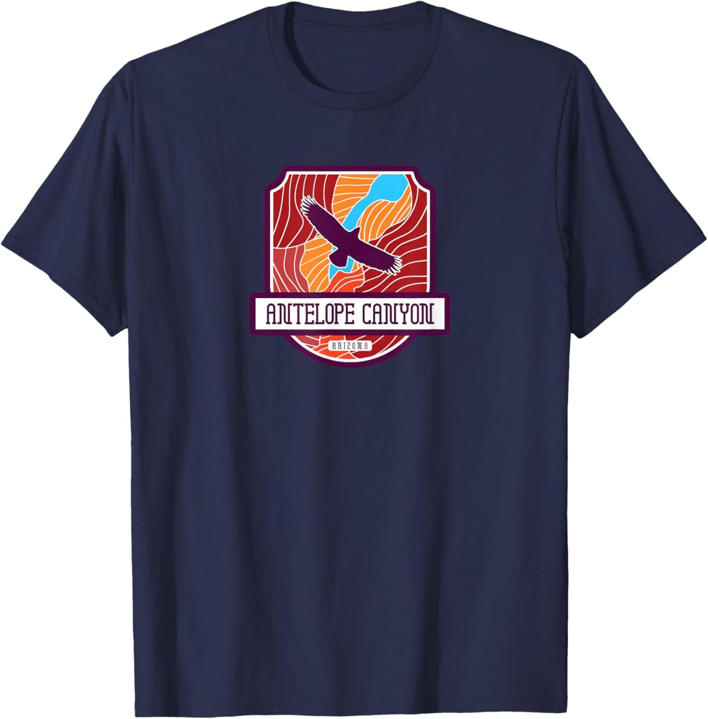 Antelope Canyon - Arizona T-Shirt - T-Shirt | Navy