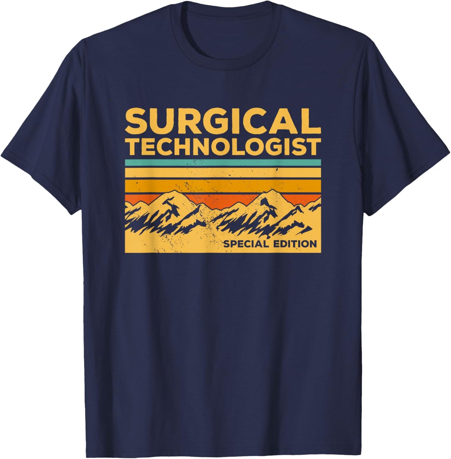 Vintage Surgical Technologist Scrub Tech T-Shirt - T-Shirt | Navy