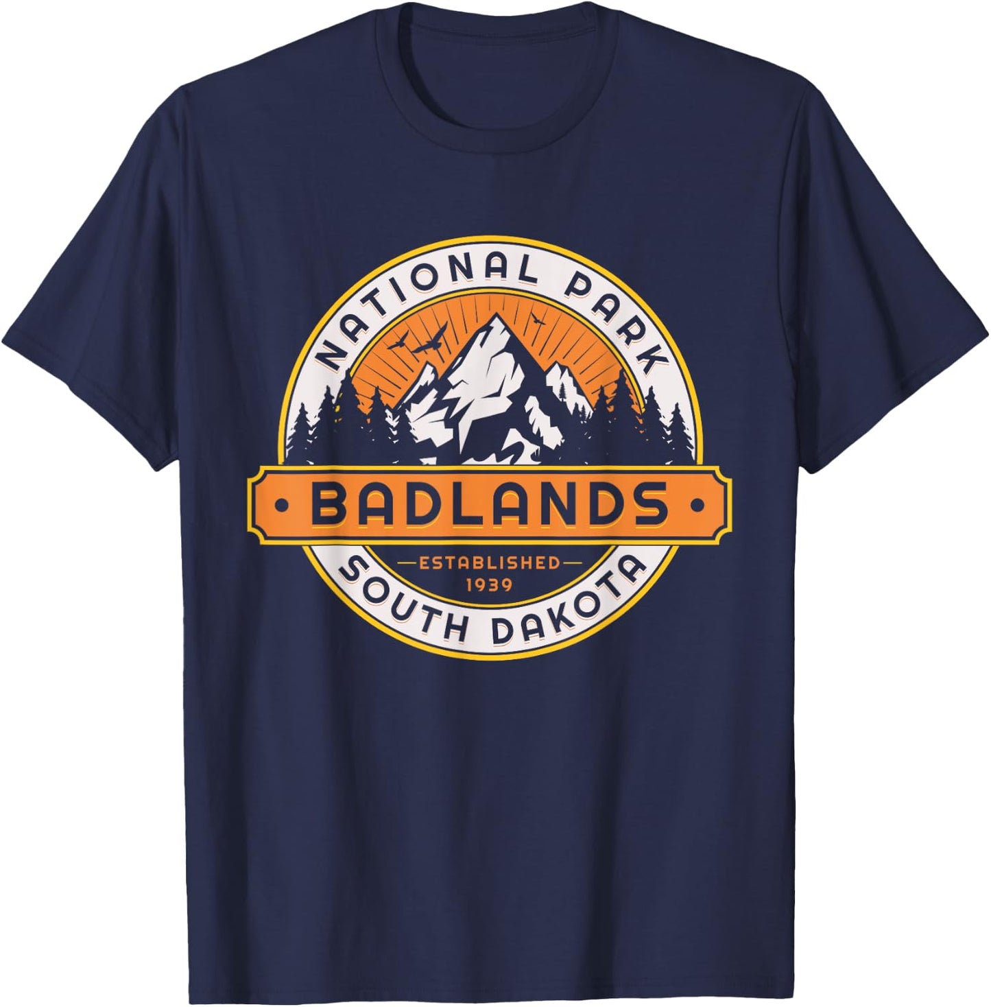 Badlands National Park T-Shirt - T-Shirt | Navy