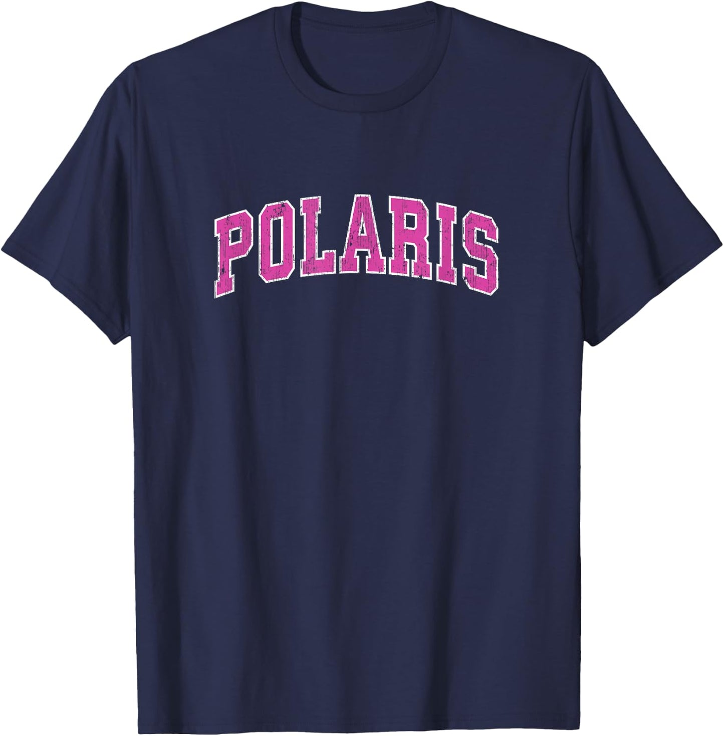 Polaris Montana MT Vintage Sports Design Pink Design T-Shirt - T-Shirt | Navy
