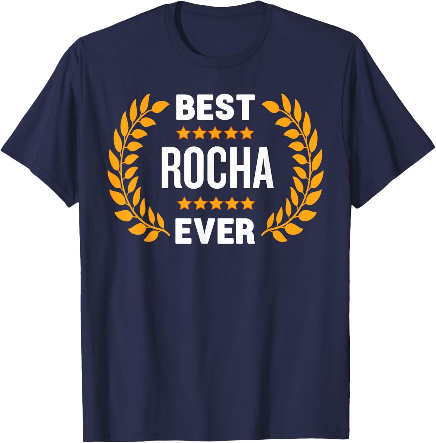 The best Rocha ever with 5 stars named Rosha T-Shirt - T-Shirt | Navy