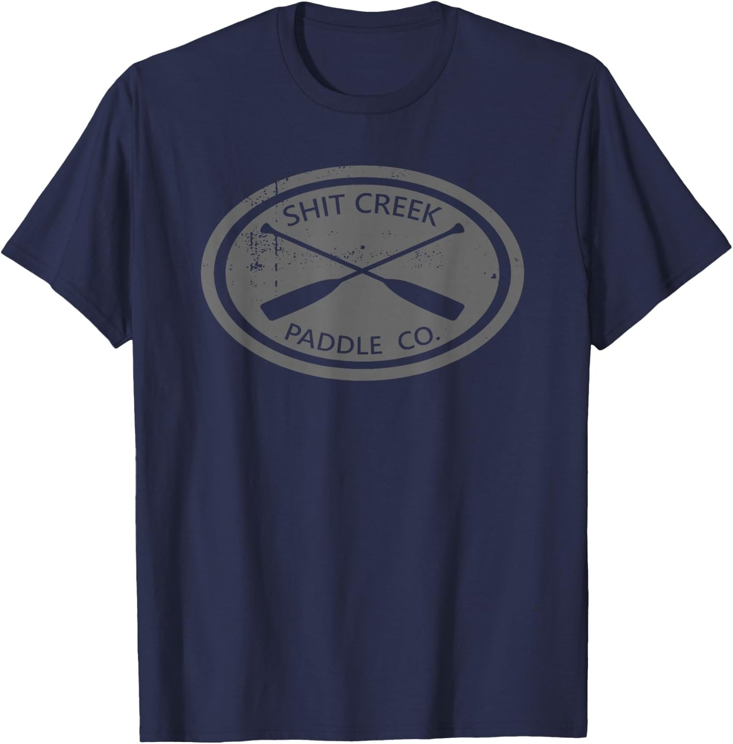 Shit Creek Paddle Company Funny T-Shirt - T-Shirt | Navy