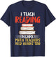 I teach Reading because Math Teachers need Heroes too T-Shirt - T-Shirt | Navy