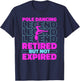 Fitness Retired Dancer - Fit Pole Dancing T-Shirt - T-Shirt | Navy