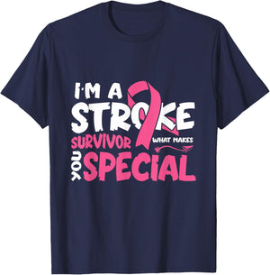 I'm a Stroke Survivor T-Shirt - T-Shirt | Navy
