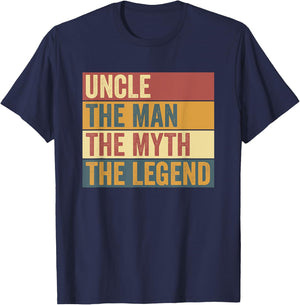 Funny Uncle Legend Saying T-Shirt - T-Shirt | Navy