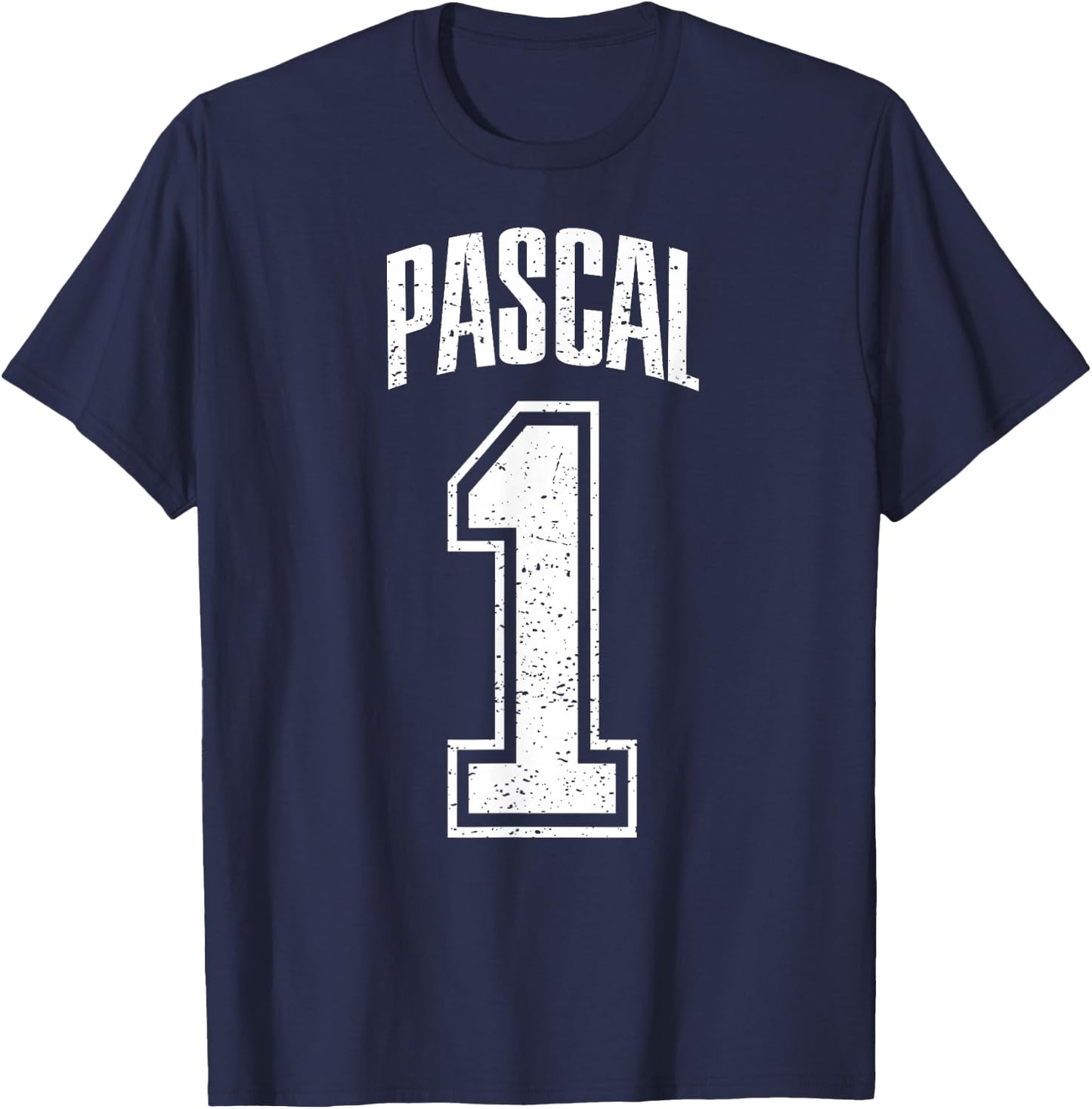 Pascal Supporter Number 1 Greatest Fan T-Shirt - T-Shirt | Navy