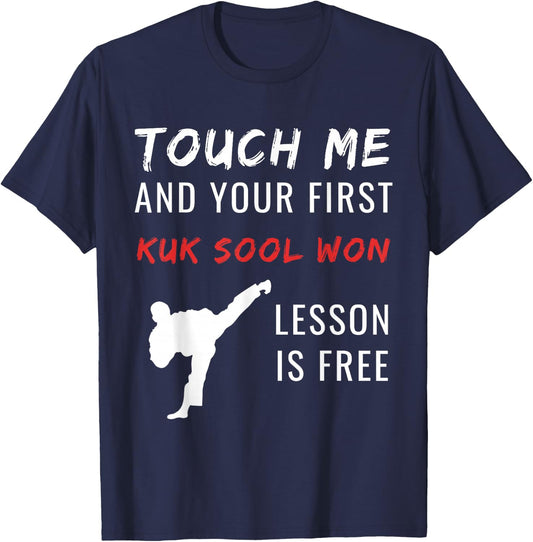 Kuk Sool Won Martial Arts Taekwondo Free Lesson Practice T-Shirt - T-Shirt | Navy