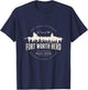 Fort Worth Texas Stockyards and Rodeo Cowboy Desig T-Shirt - T-Shirt | Navy
