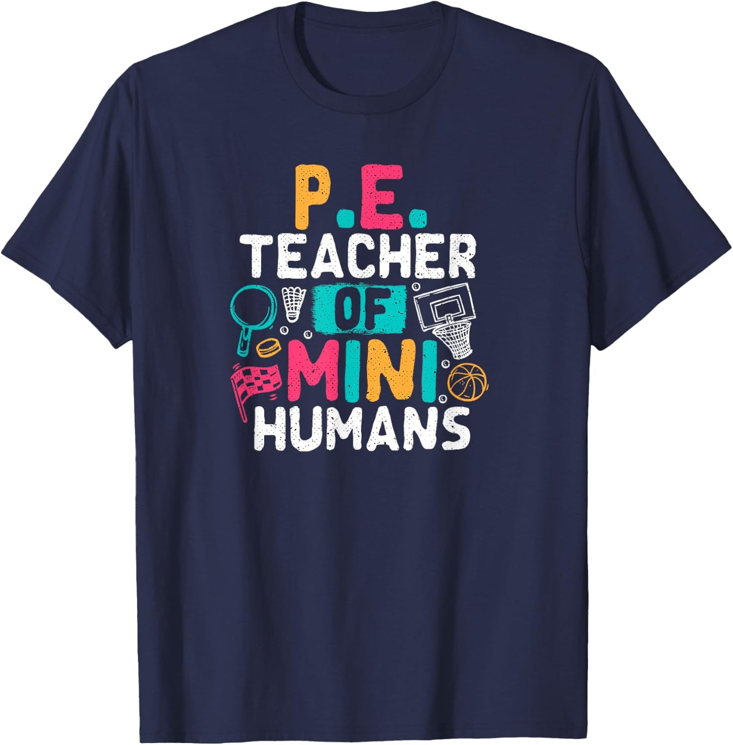 PE Teacher Back To School Physical Education Gym Teachers Women T-Shirt - T-Shirt | Navy