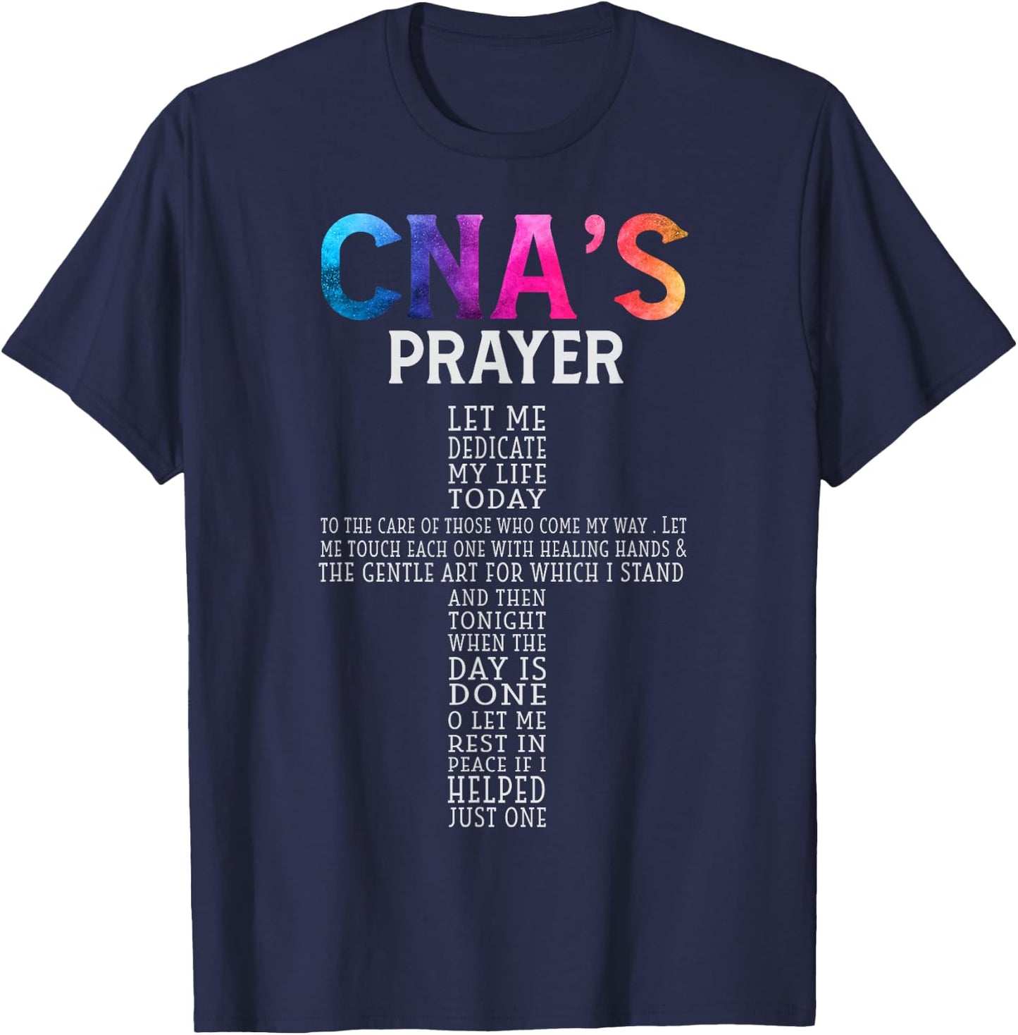 CNA Certified Nursing Assistant Gifts CNA Humor Women's Black Short Sleeve Small T-Shirt - T-Shirt | Navy
