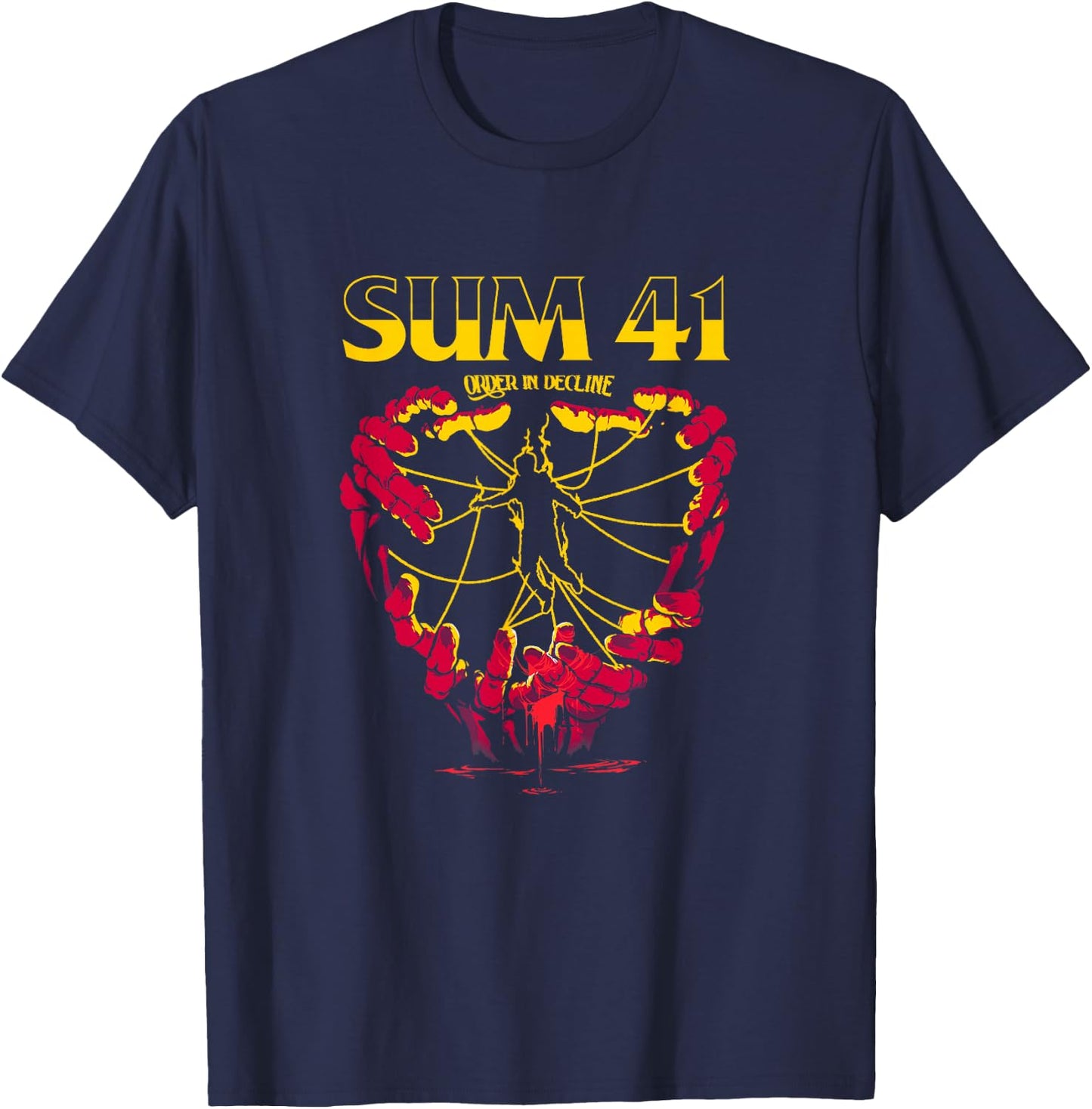 Sum 41 Hand Strings T-Shirt - T-Shirt | Navy