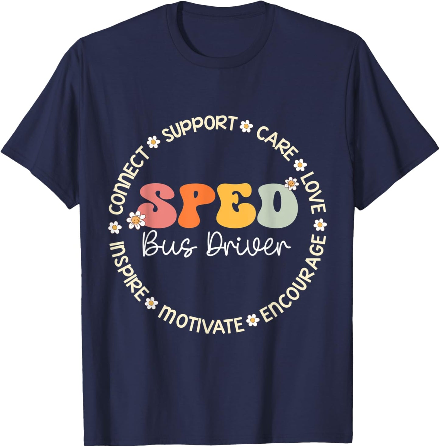 SPED Bus Driver Appreciation Week Back to School T-Shirt - T-Shirt | Navy
