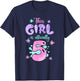 This Girl Is Officially 5 Year Old Slime Queen 5th Birthday T-Shirt - T-Shirt | Navy