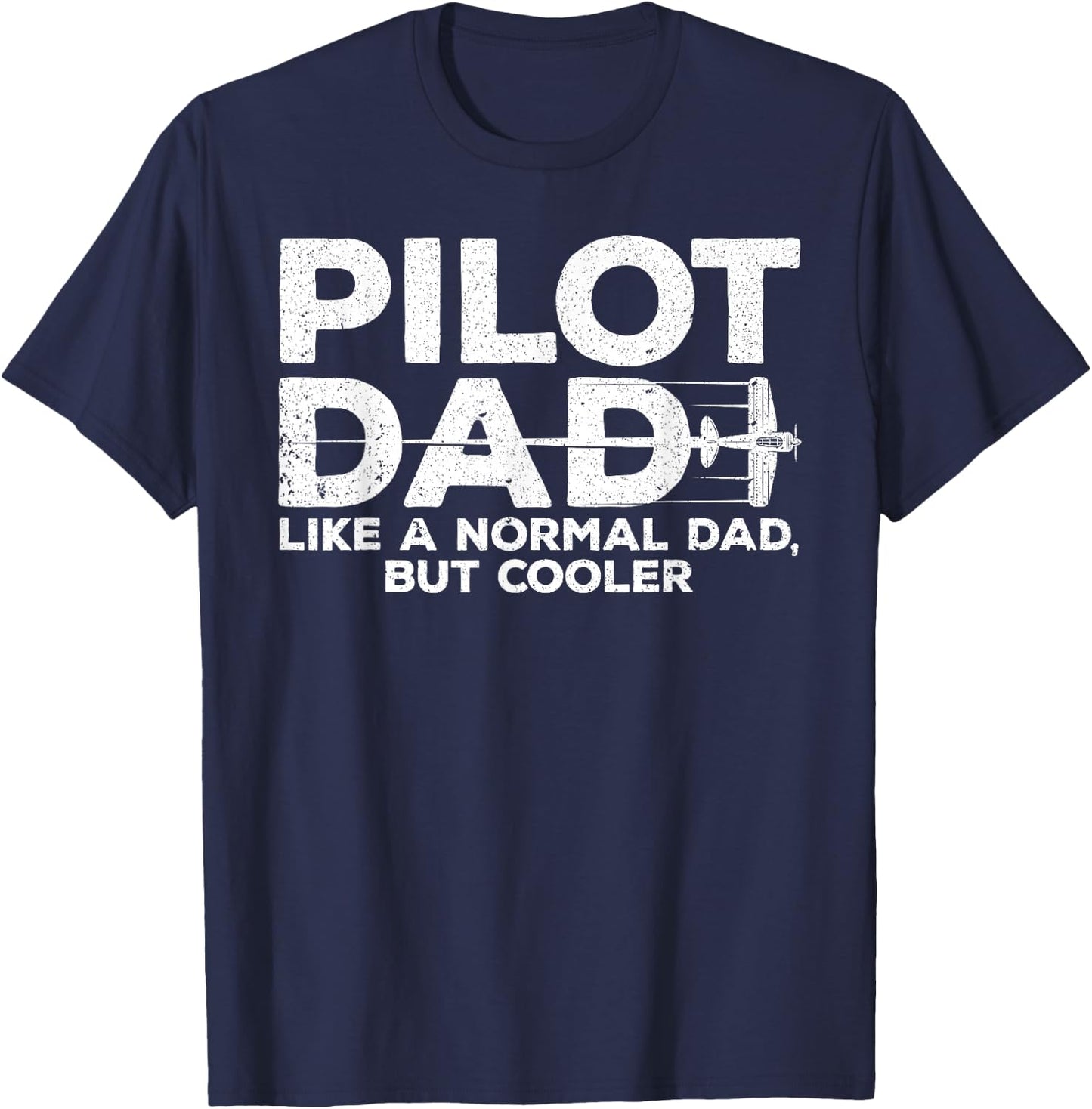 Funny Pilot Art for Dad Men Aviation Airplane Aircraft Pilot Small T-Shirt - T-Shirt | Navy