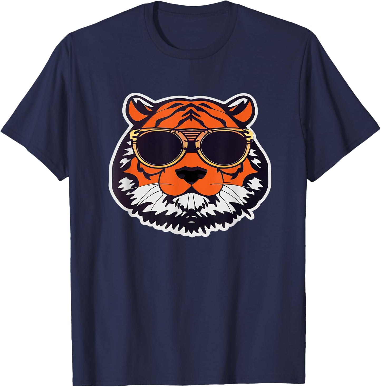 Year Of The Cool Bengal Tiger Artistic T-Shirt - T-Shirt | Navy