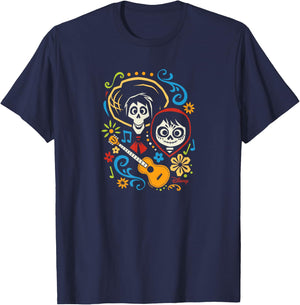 Coco - Hector and Miguel T-Shirt - T-Shirt | Navy