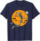 Volleyball Skeleton Women Men Volleyball Player Halloween T-Shirt - T-Shirt | Navy