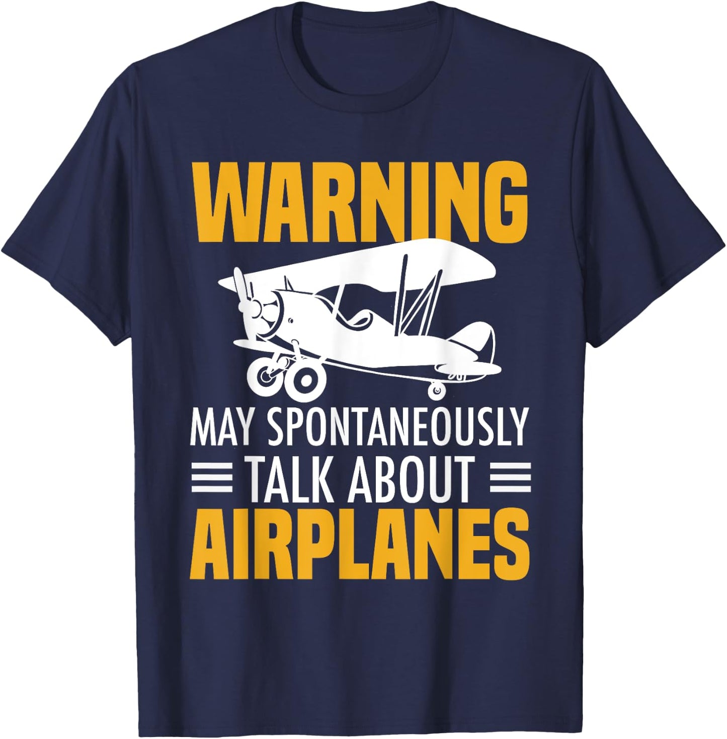 Funny Pilot Art Women Aviation Pilot Airplane Lovers T-Shirt - T-Shirt | Navy